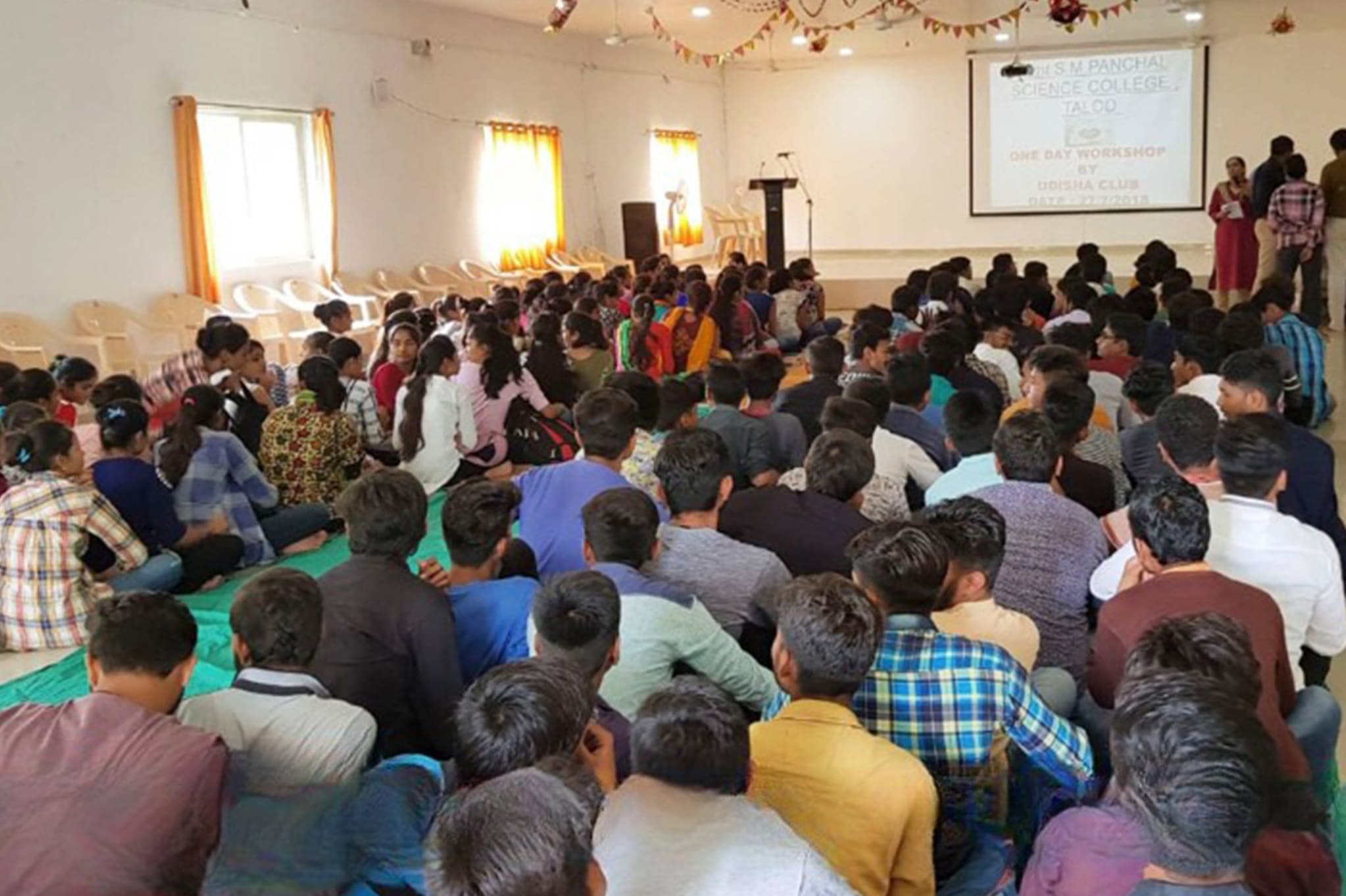 Workshop At Smt S.M. Panchal Science College